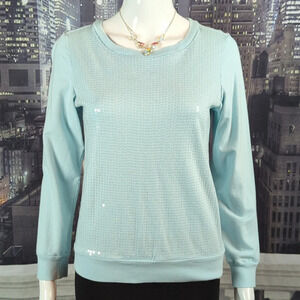 Dreampop By Cynthia Rowley sz XL Girls Sequined  100% Cotton Top